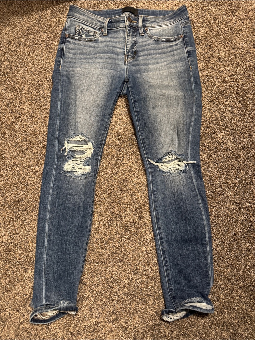 Buckle Black skinny ripped jeans size 26 x 25